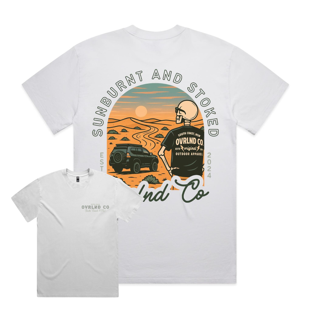Sunburnt and Stoked - Heavy Faded Tee