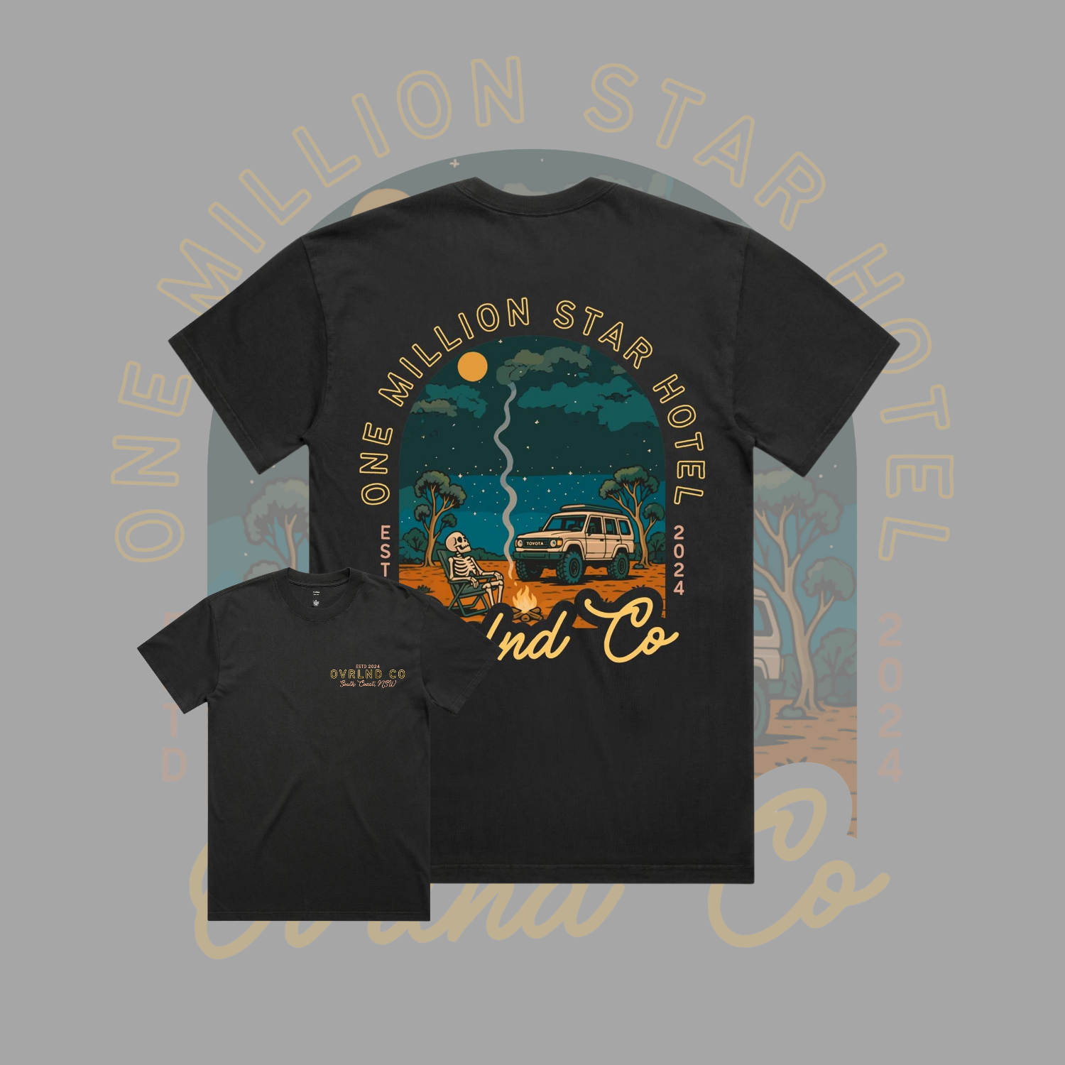 One Million Star Hotel - Heavy Faded Tee