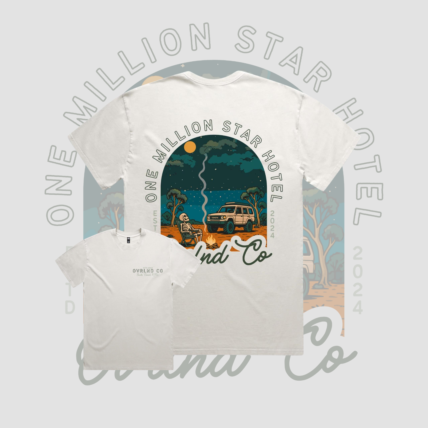 One Million Star Hotel - Heavy Faded Tee