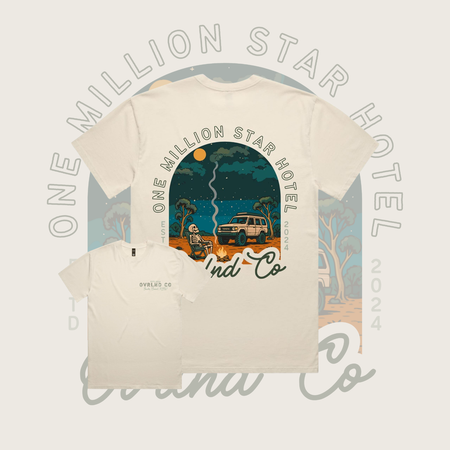 One Million Star Hotel - Heavy Faded Tee