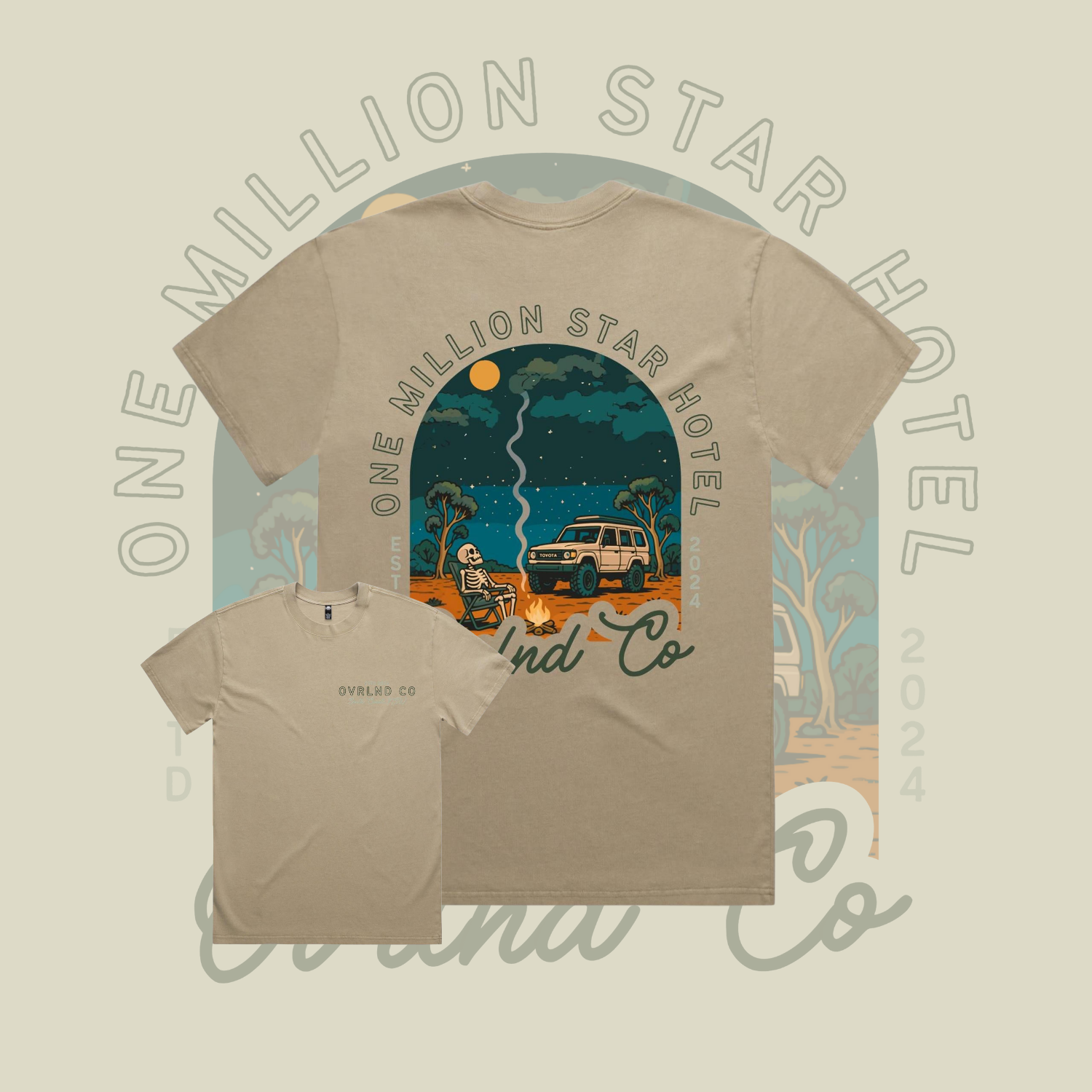 One Million Star Hotel - Heavy Faded Tee