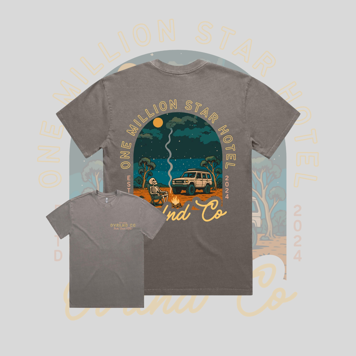 One Million Star Hotel - Heavy Faded Tee